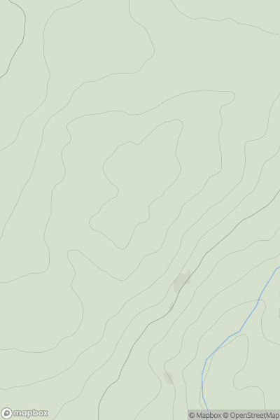 Thumbnail image for Winscales Hill [Lake District C&W] [NY026093] showing contour plot for surrounding peak